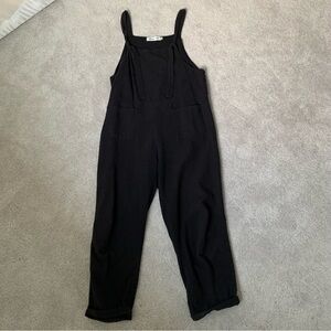 Black Women's Jumpsuit Overalls 100% cotton